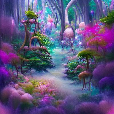hidden fantasy forest