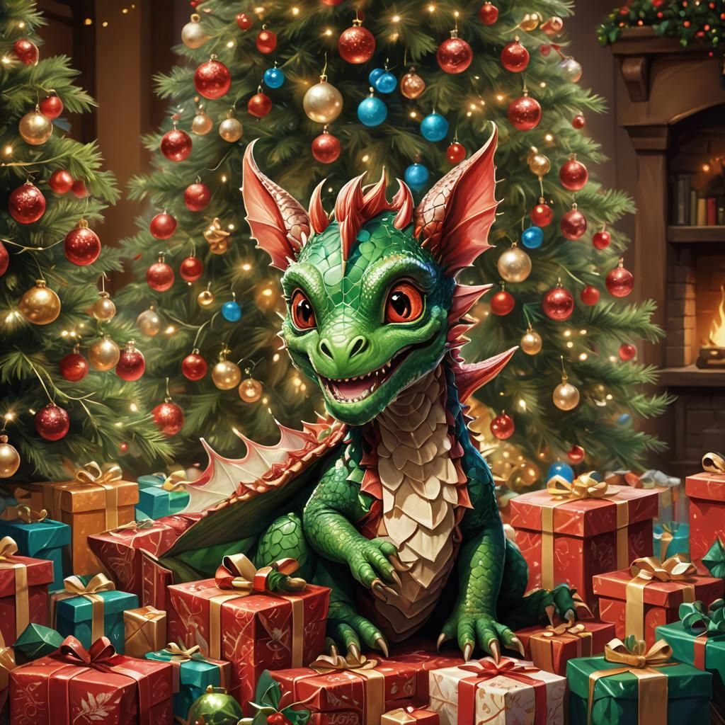 Christmas dragon