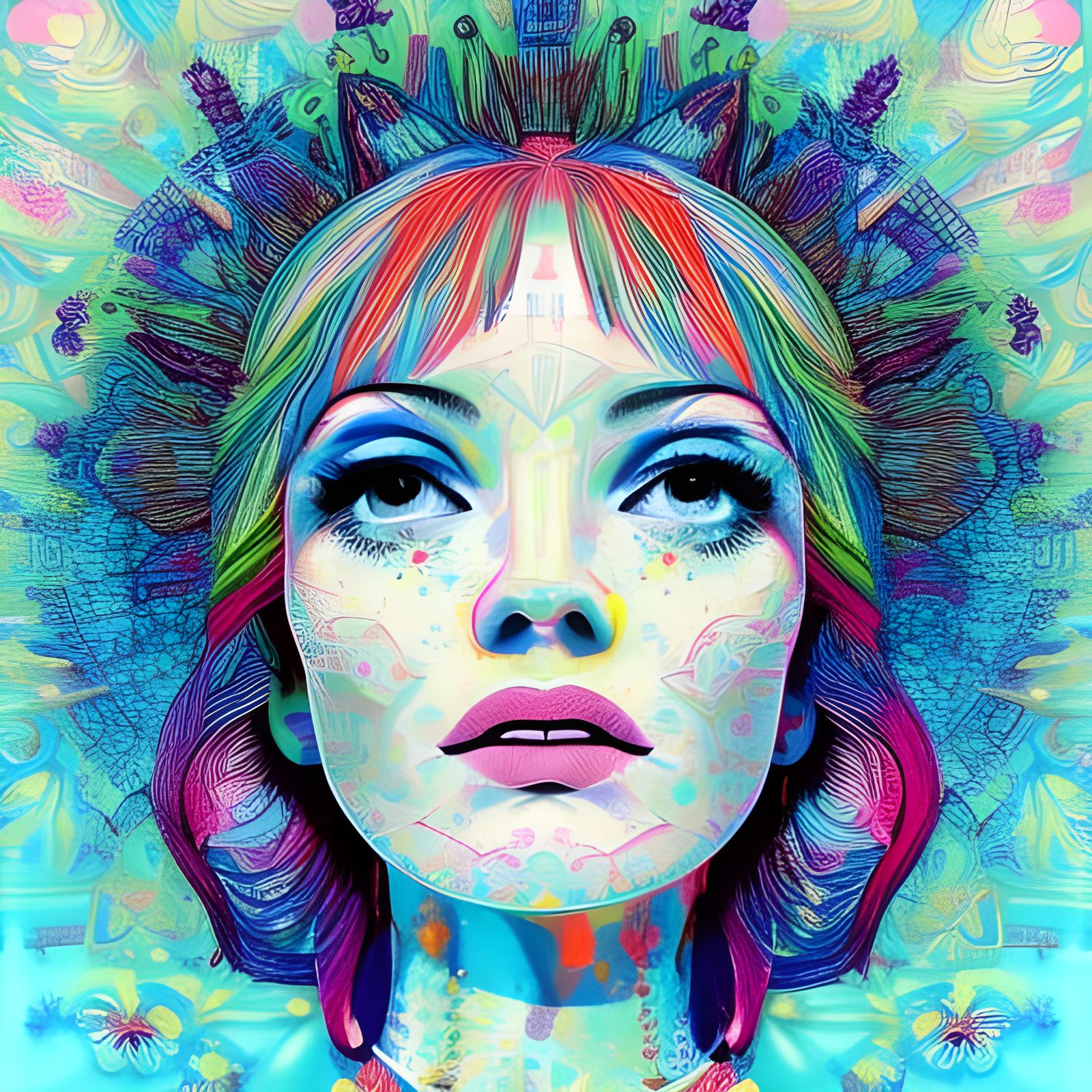 Lucy in the sky with diamonds - AI Generated Artwork - NightCafe Creator