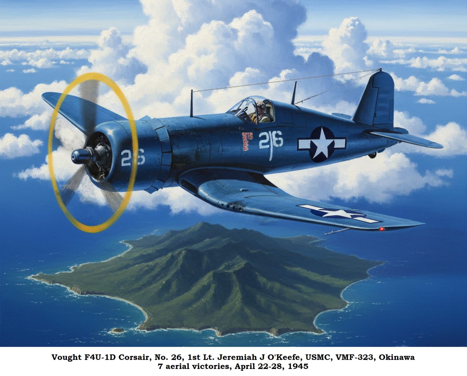 Ace in a Day: 1st Lt. Jeremiah J. O'Keefe, VMF-323, USMC, Ap...