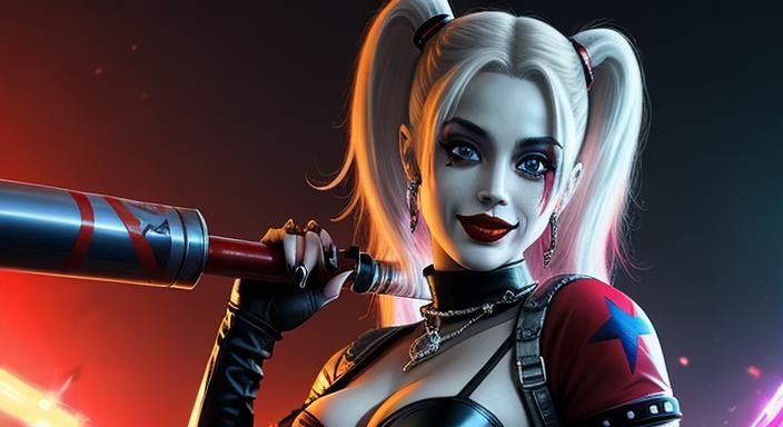 harley quinn - AI Generated Artwork - NightCafe Creator