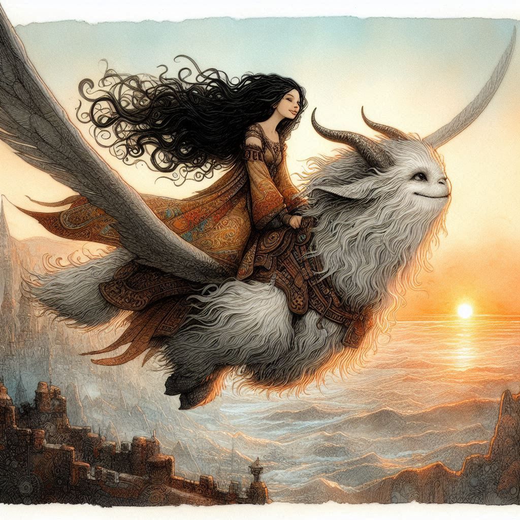 In the skies of Abernaught