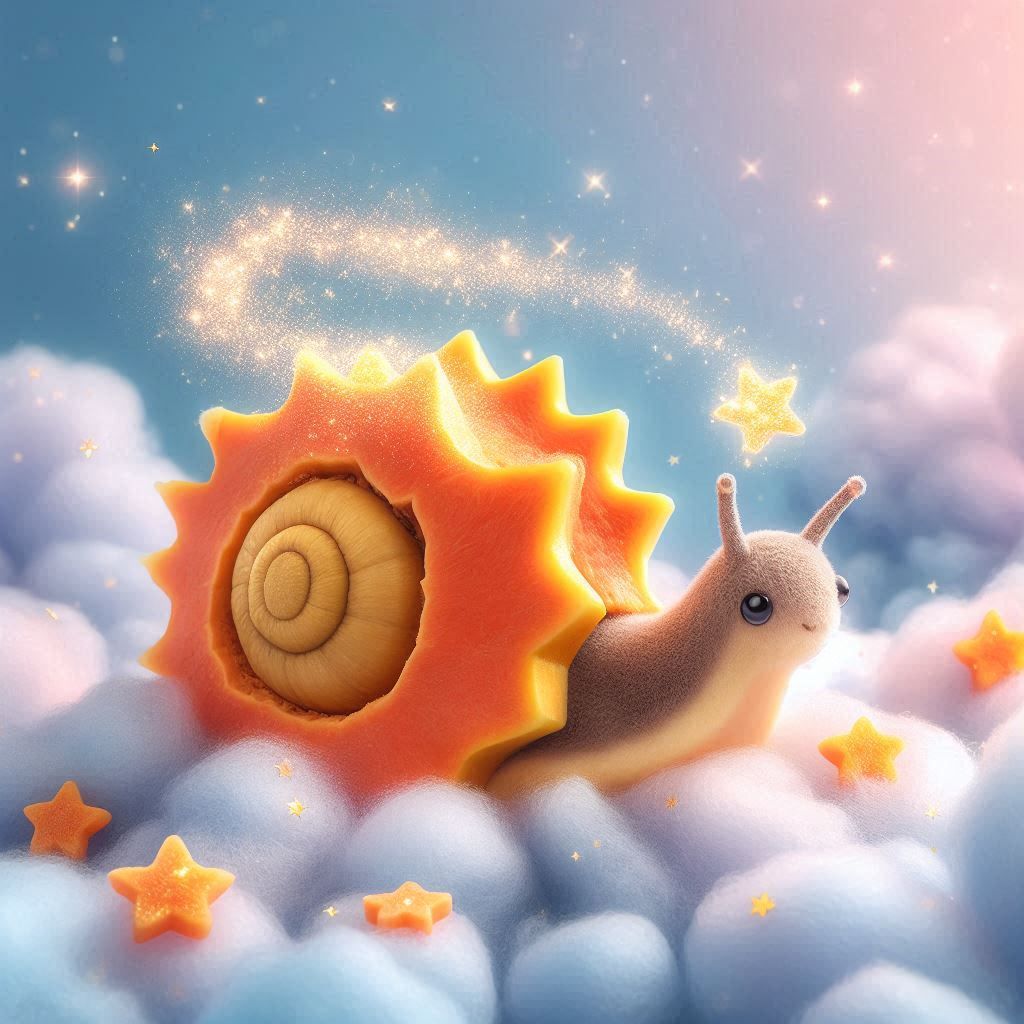 Papaya snail star 🤷‍♂️🧡