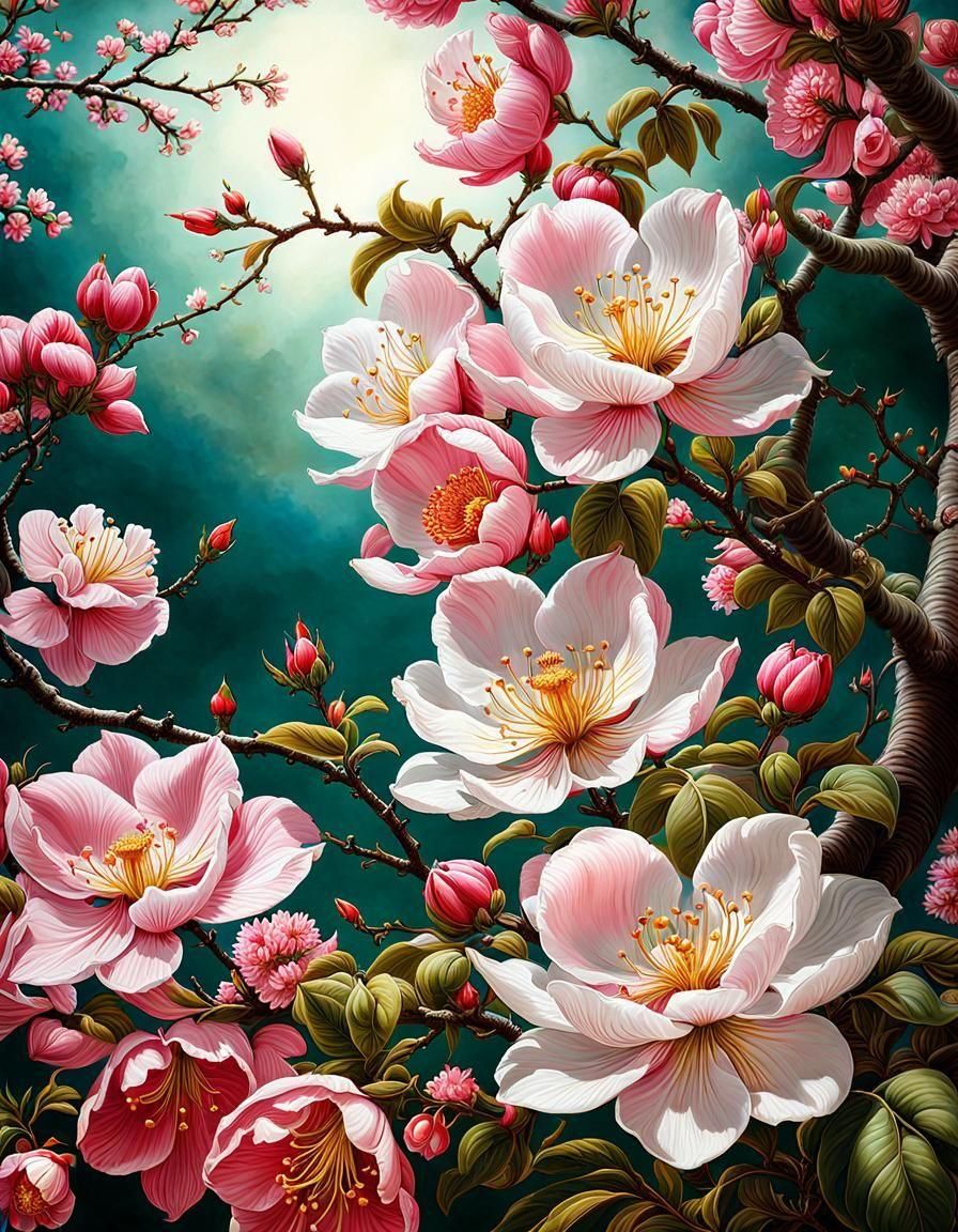 Spring Blooming Trees