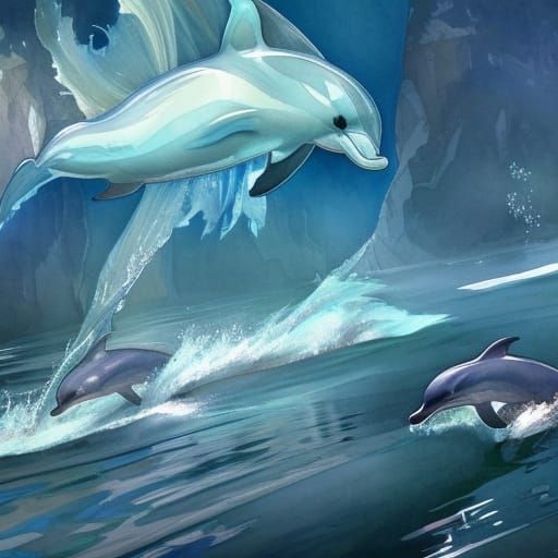 Dolphins guided by their God