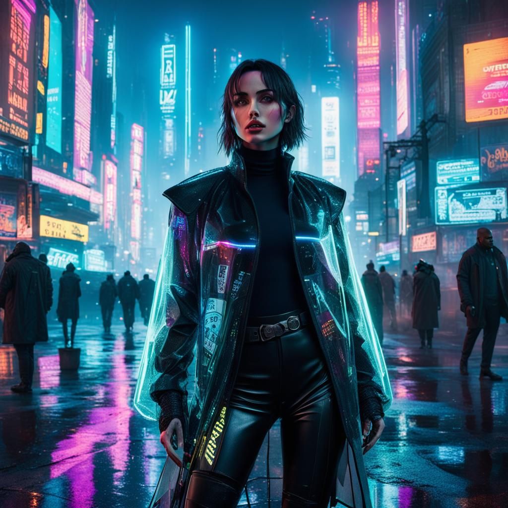 Ana de Armas as Joi from Bladrunner 2049 - AI Generated Artwork - NightCafe  Creator