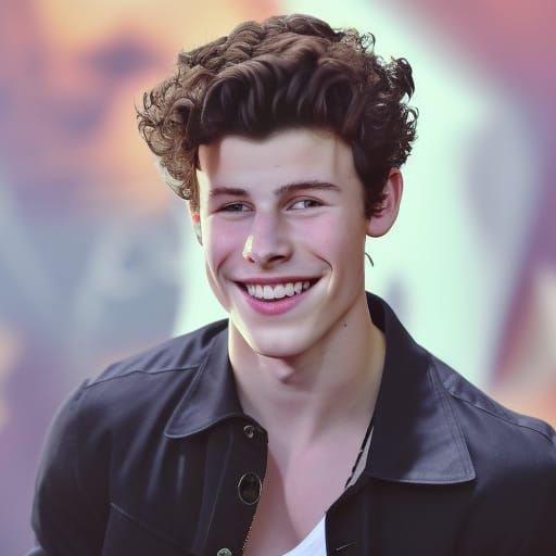 Portrait of Shawn Mendes - AI Generated Artwork - NightCafe Creator