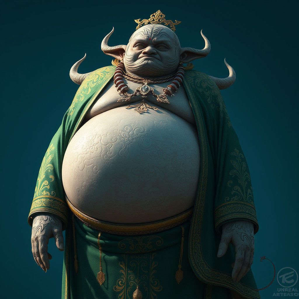 huge belly