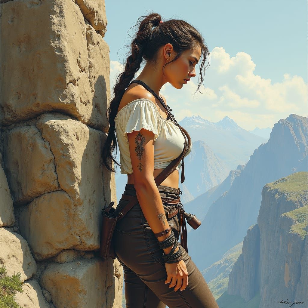 Climbing the mountain pass