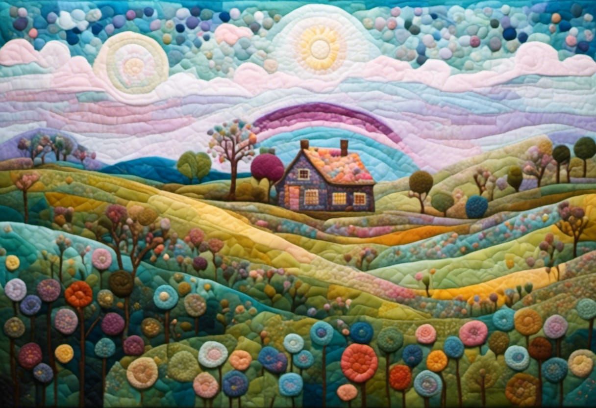 Quilted countryside 