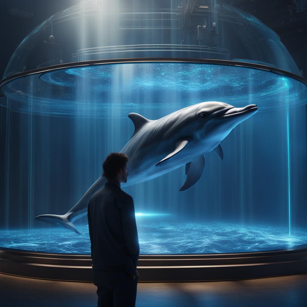 Dolphin in a Tank