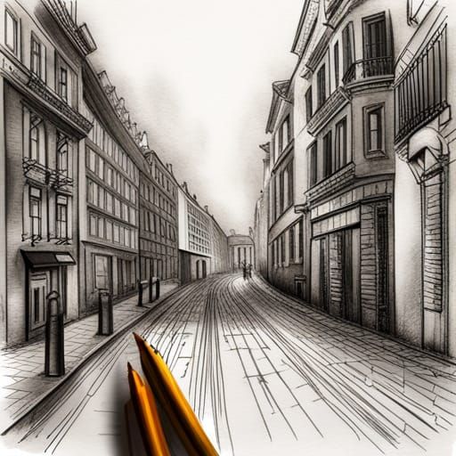 old street - AI Generated Artwork - NightCafe Creator