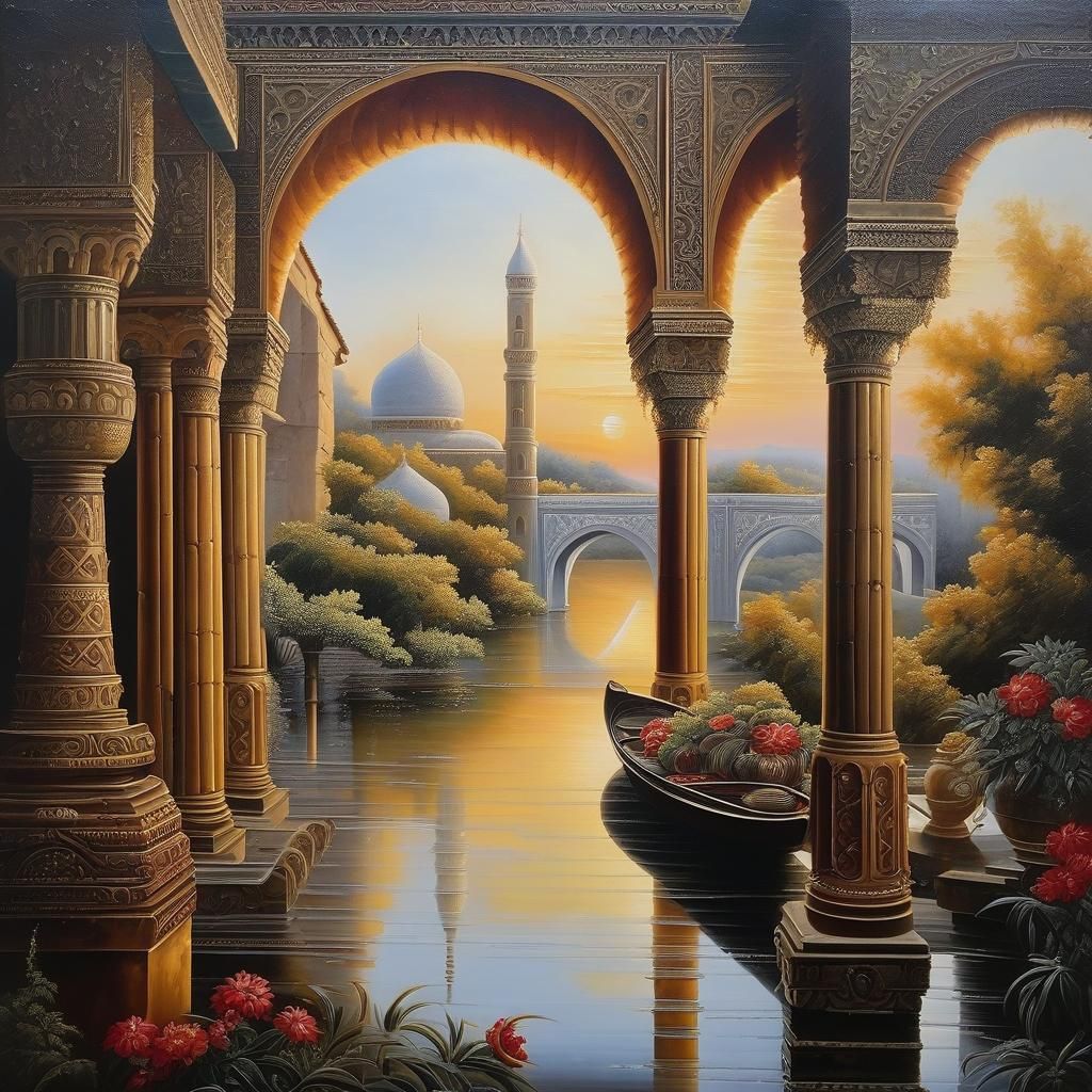 Intricate Romanticism in Surreal Fantasy Art