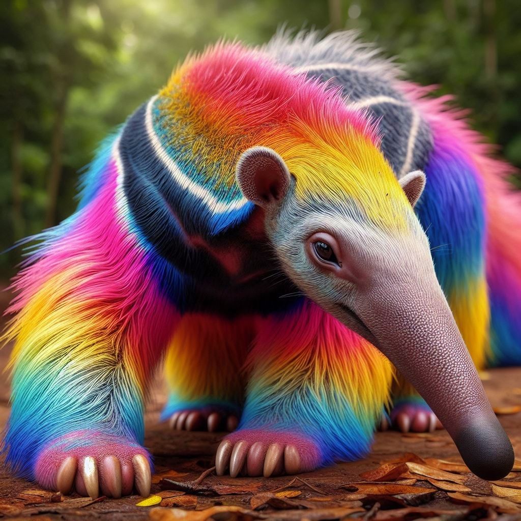 Rainbow Giant Anteater
