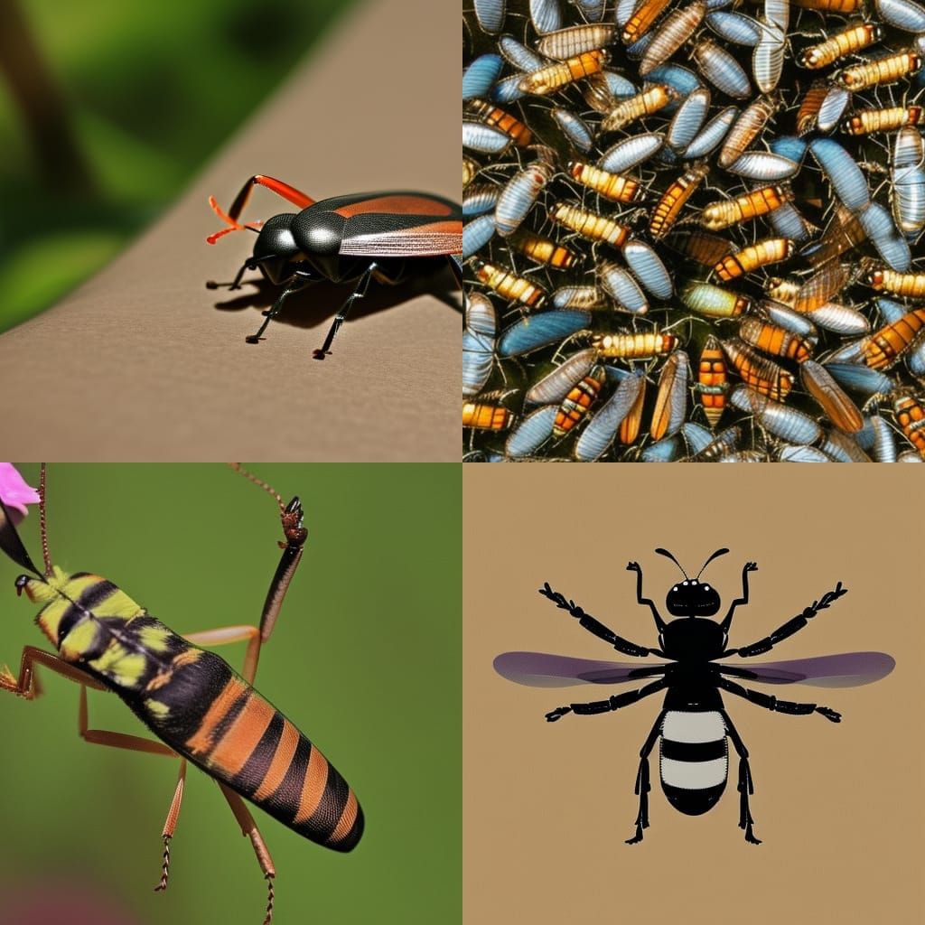 Friendly Insects - AI Generated Artwork - NightCafe Creator