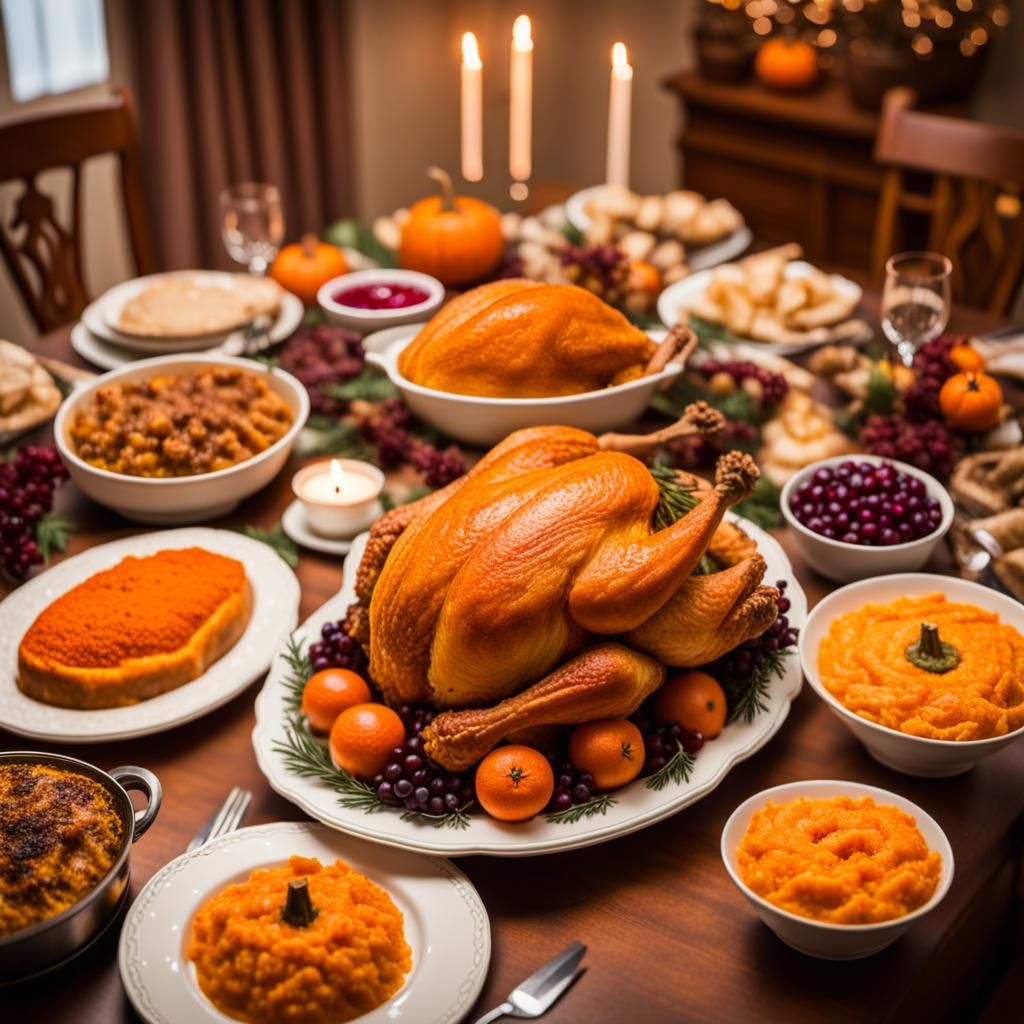 Warm Thanksgiving Feast