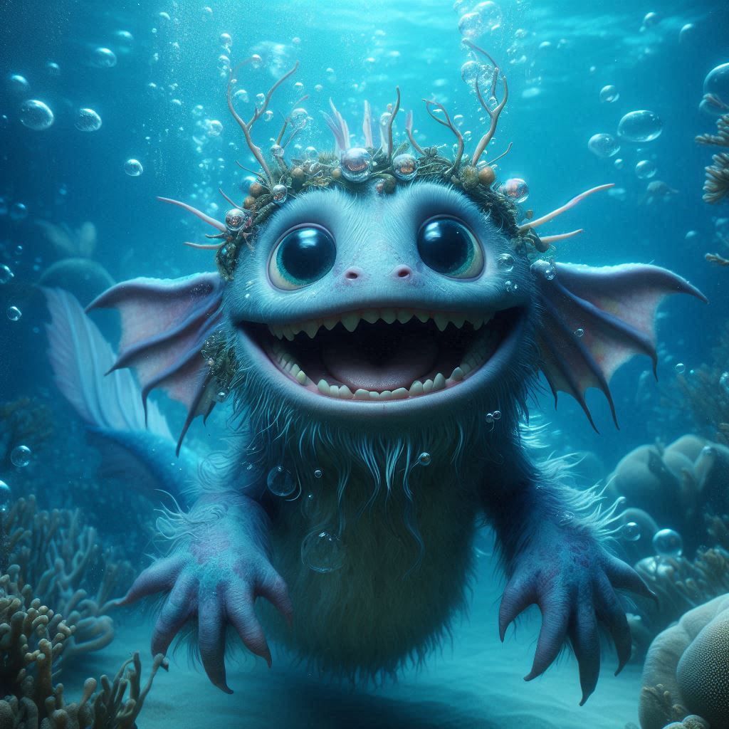 adorable fairy-tale fantasy creature portrait..