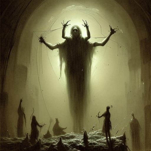 Weaver of Death - AI Generated Artwork - NightCafe Creator