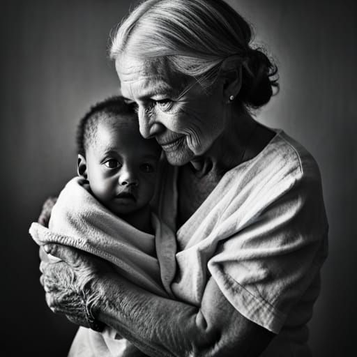 granny hugs, welcome to the world little one  by @Carrie