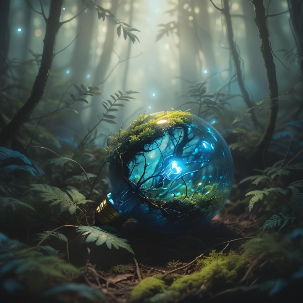 Holy blue bulb