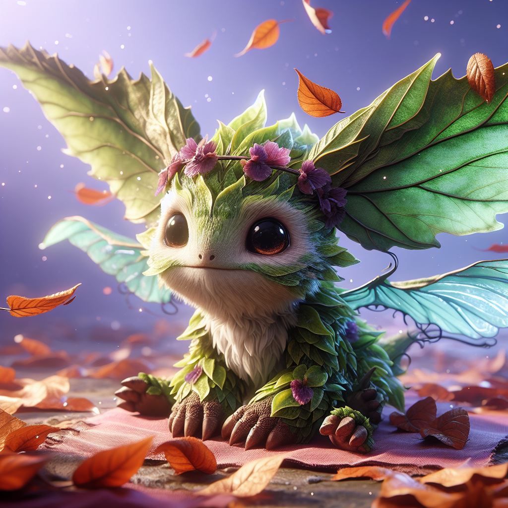 Cute little Leaf creature