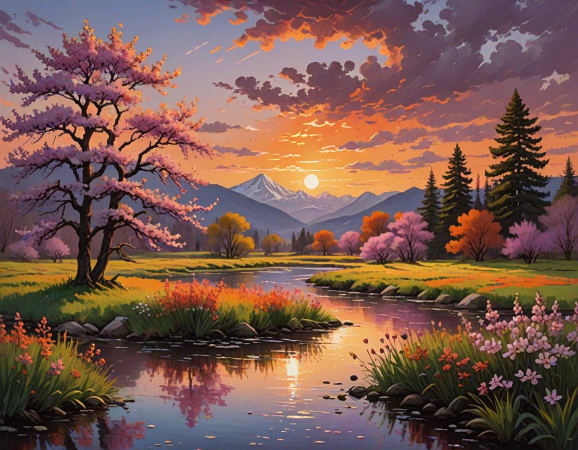 Spring landscape   by @Nageswara