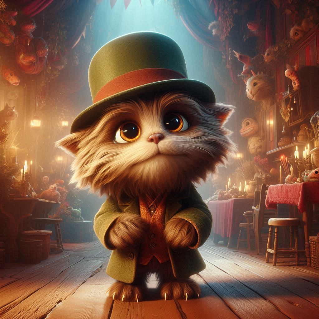 adorable fairy-tale fantasy creature portrait..