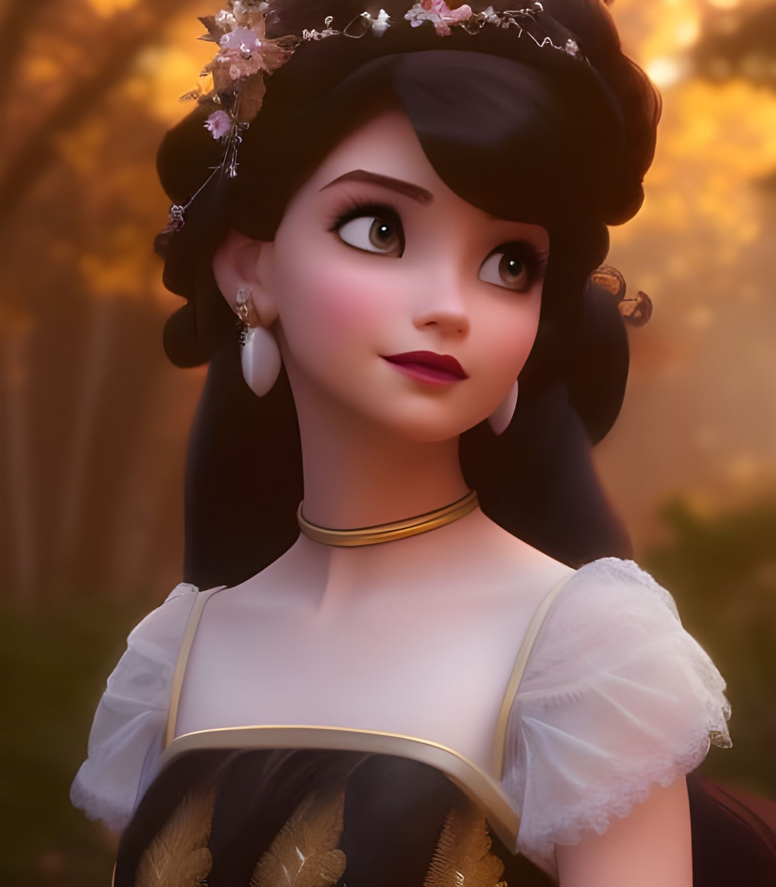 New Disney princess alert! AI Generated Artwork NightCafe Creator