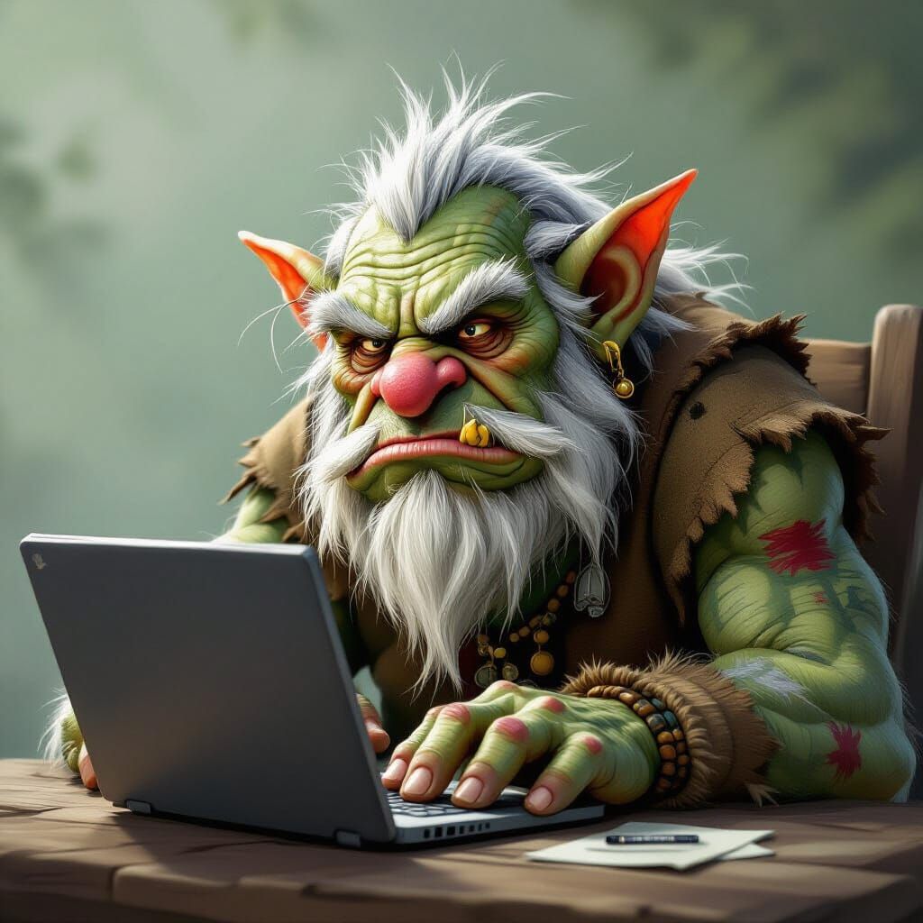 internet troll  by @vikki