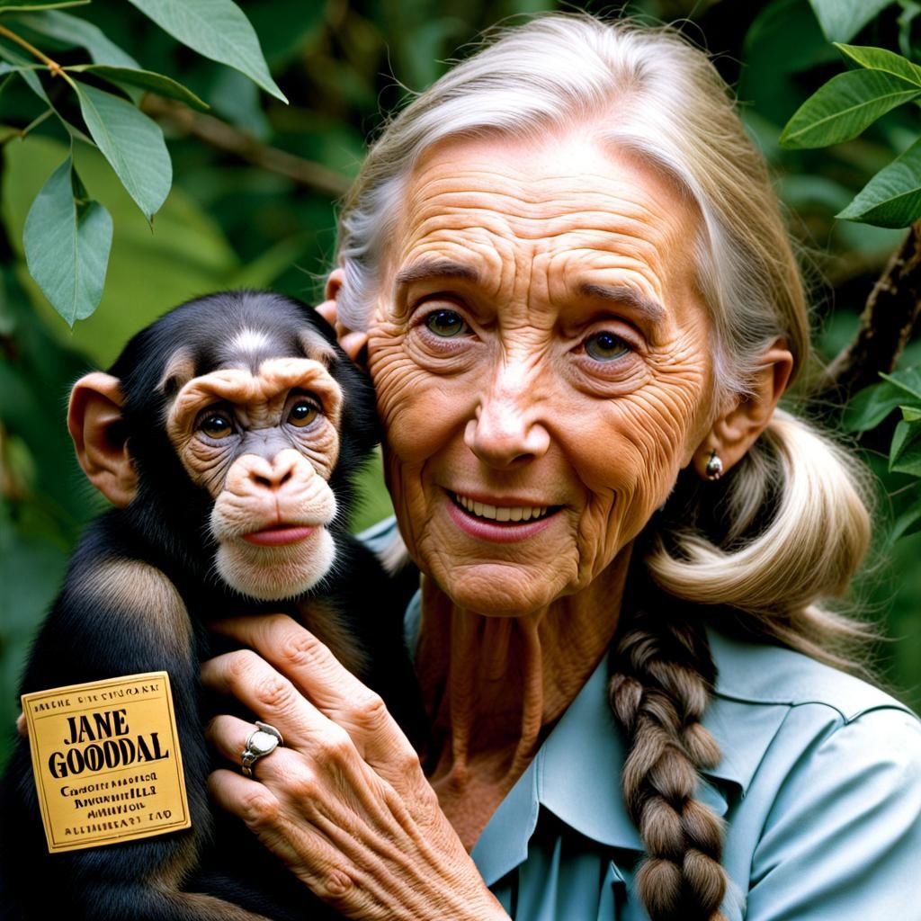 Jane Goodall Brilliance  by @Mary Wallis