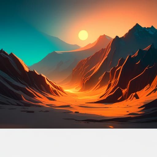 Desert Mountains at Dawn