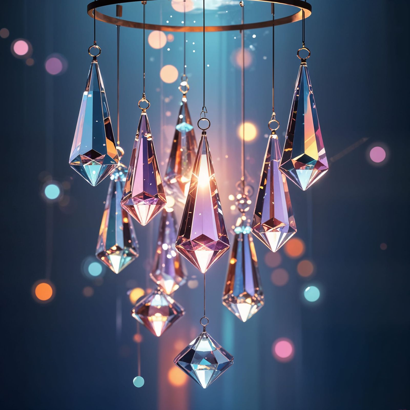 Prismatic wind chimes  by @Mike Ritchie