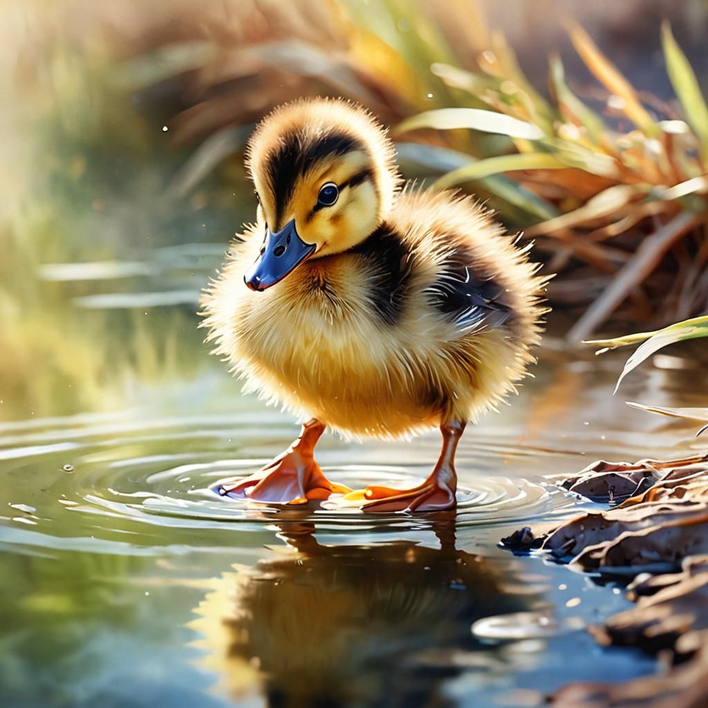 Duckling   by @Smiley_Fox