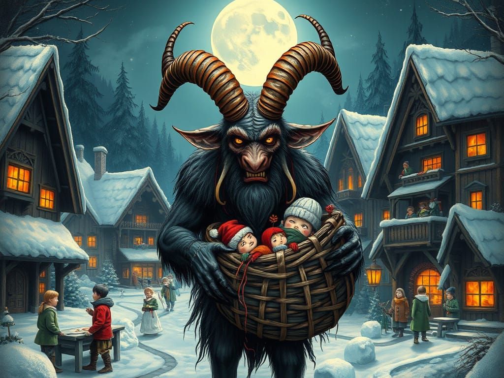 👹 Krampusnacht: A Festive Fury 🧺  by @SLeigh
