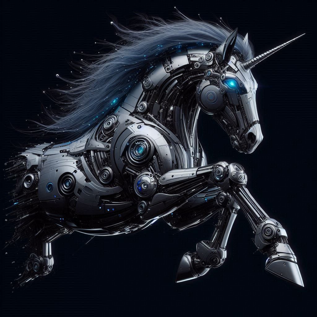 a sci-fi unicorn.
