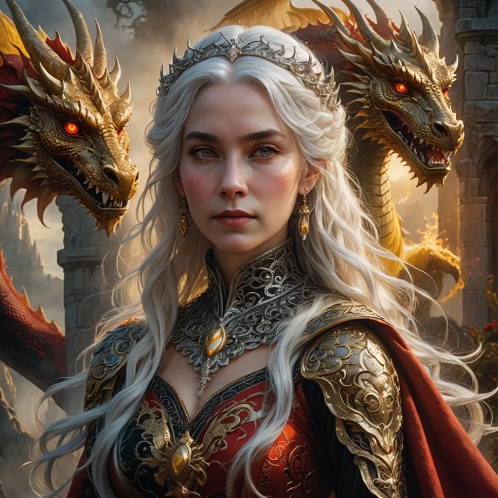 Rhaenyra Targaryen - AI Generated Artwork - NightCafe Creator