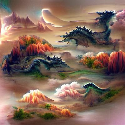 Dragon landscape