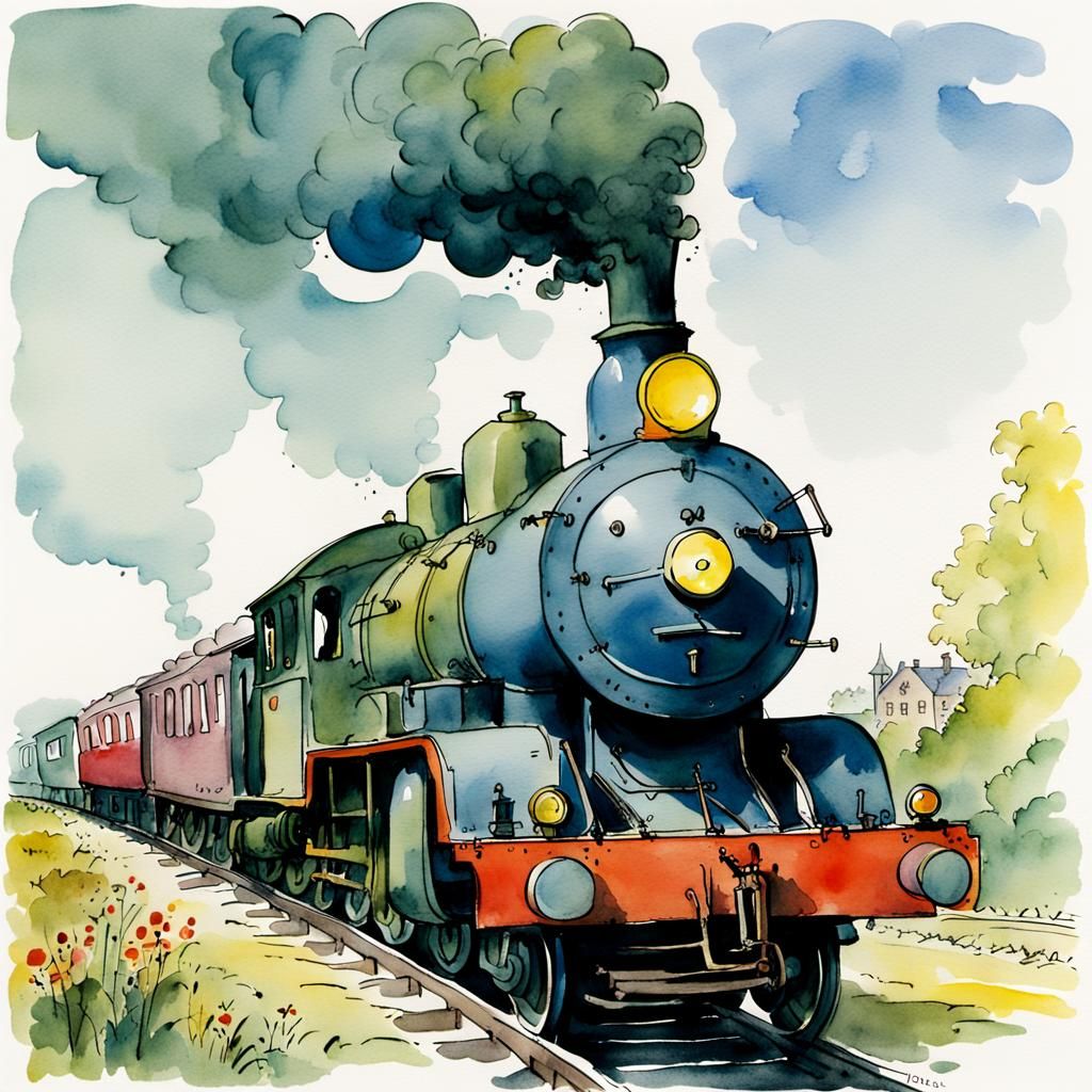 Puffing Steam Engine