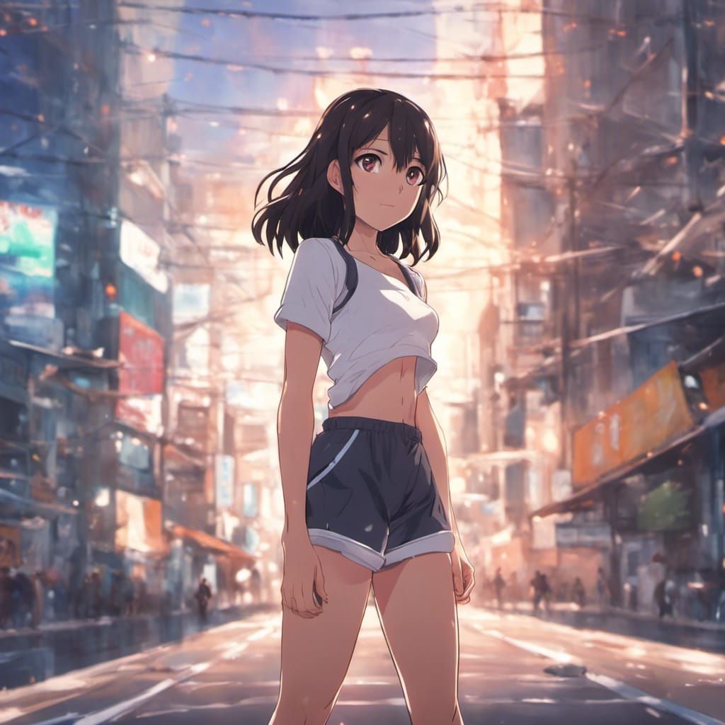 Anime girl - AI Generated Artwork - NightCafe Creator