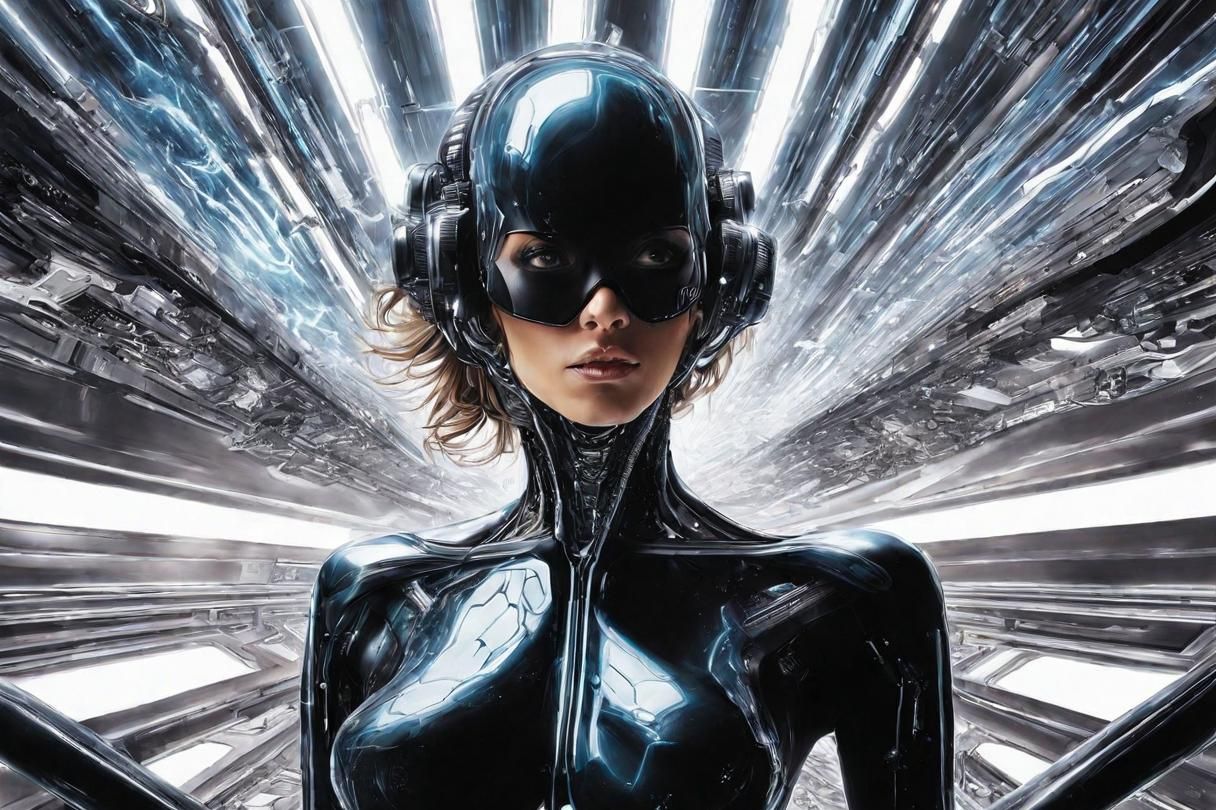 Cyborg woman