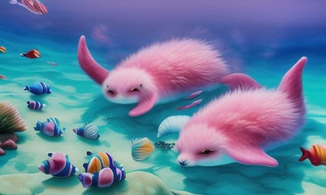 Fluffy Sea Friends