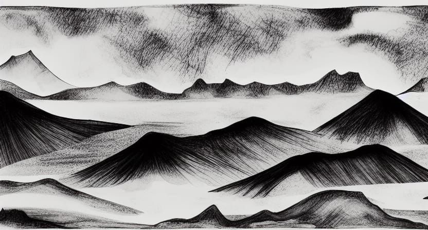 ink landscape