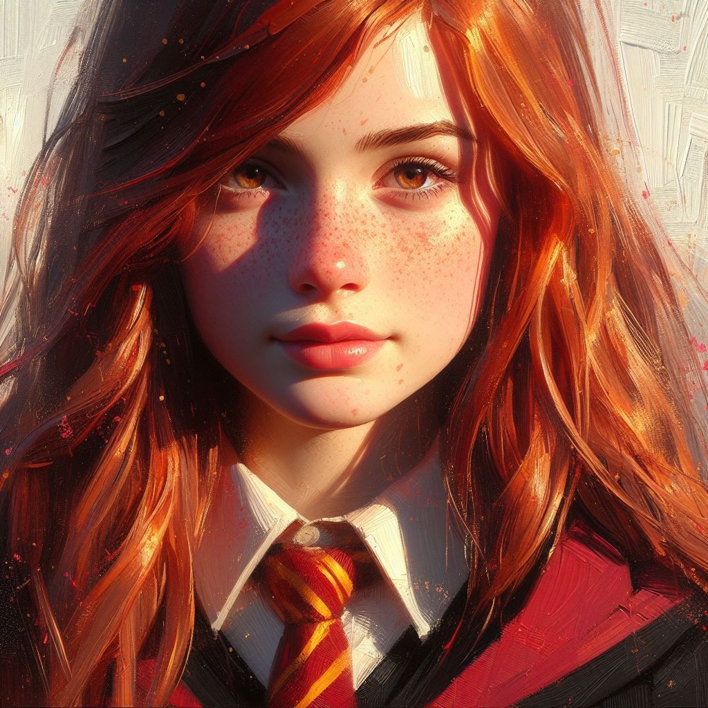 Ginny Weasley ☀️ - AI Generated Artwork - NightCafe Creator