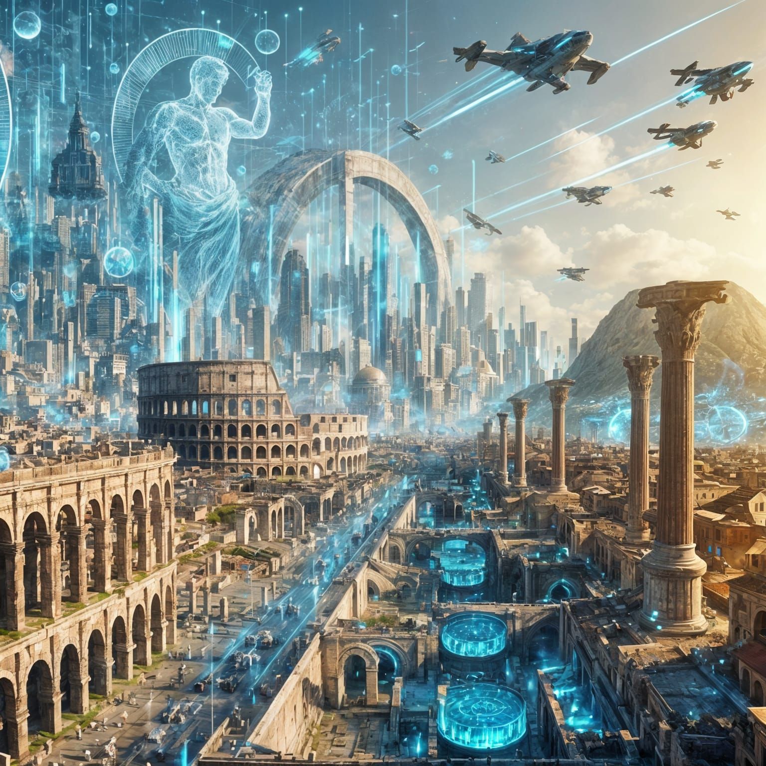 reimagine if the roman empire hadn't fallen