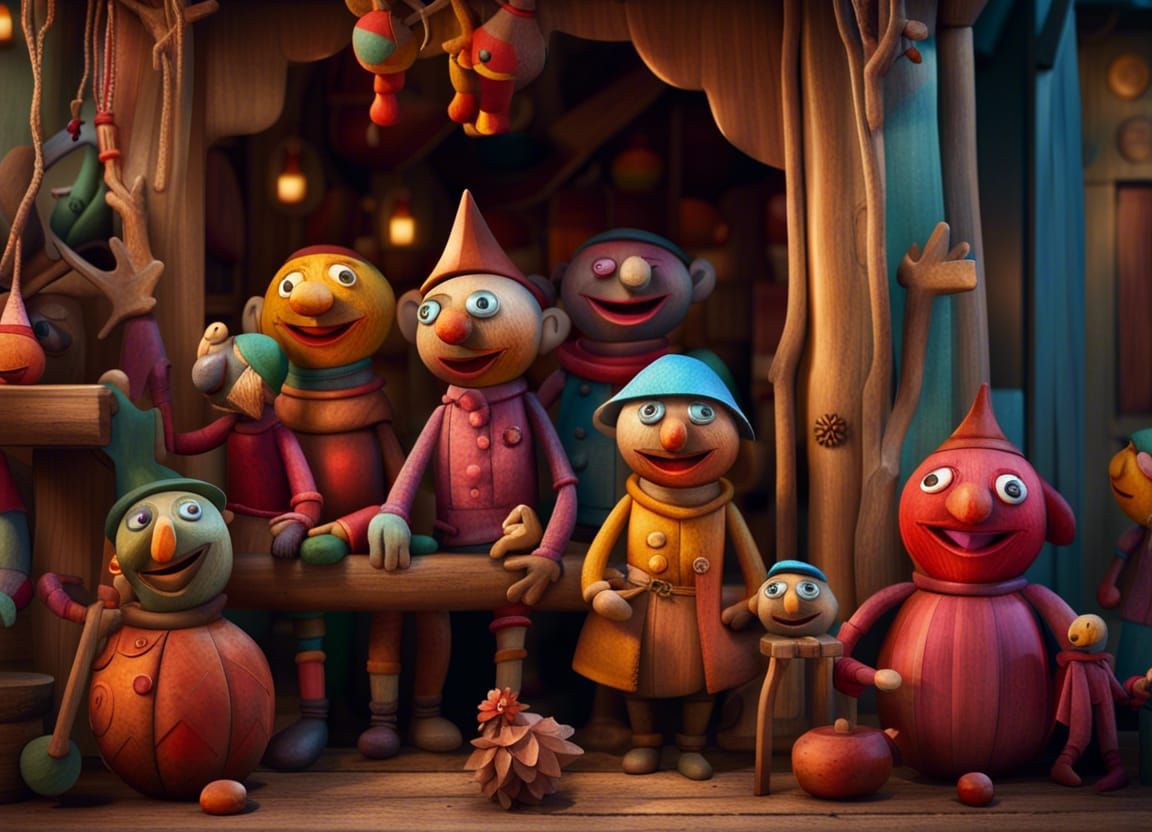 puppets  by @Dreamwood