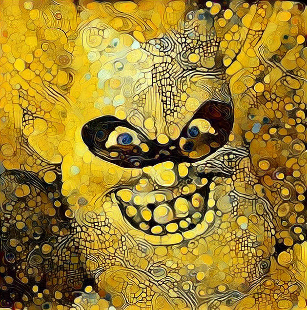 Thunderous Heavens (Gustav Klimt and ancient Egyptian hieroglyphics)