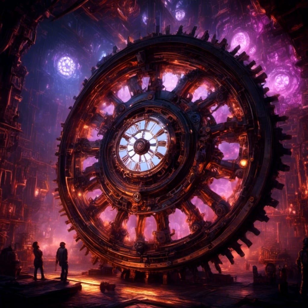 Gazing upon a clock