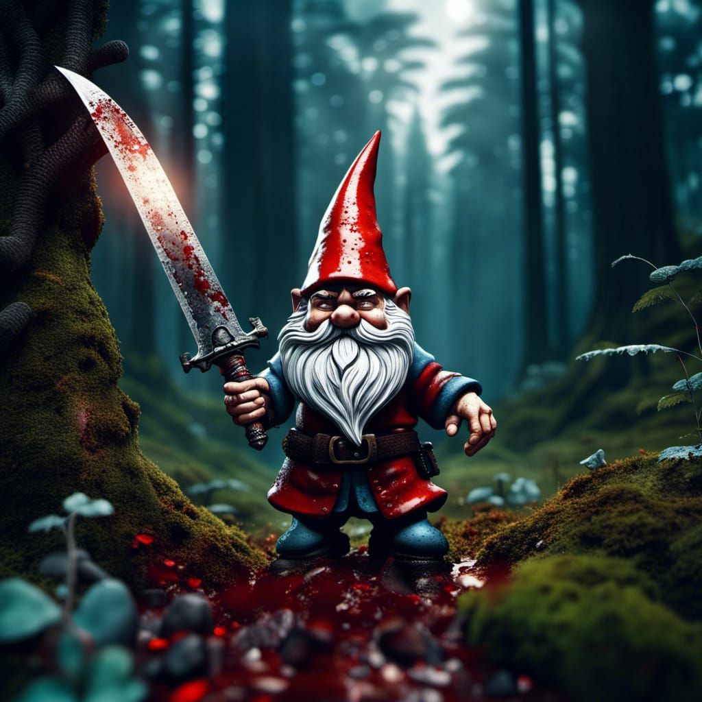 Evil Garden Gnome Background | Fasci Garden