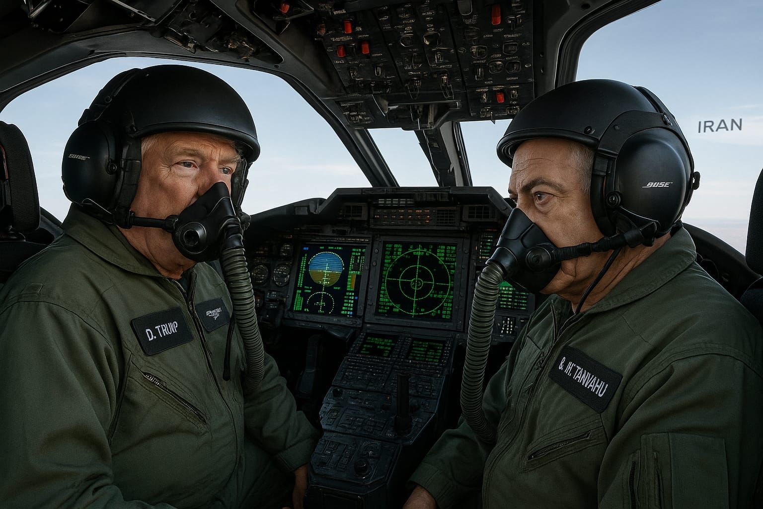 ביבי וטראמפ ב B2