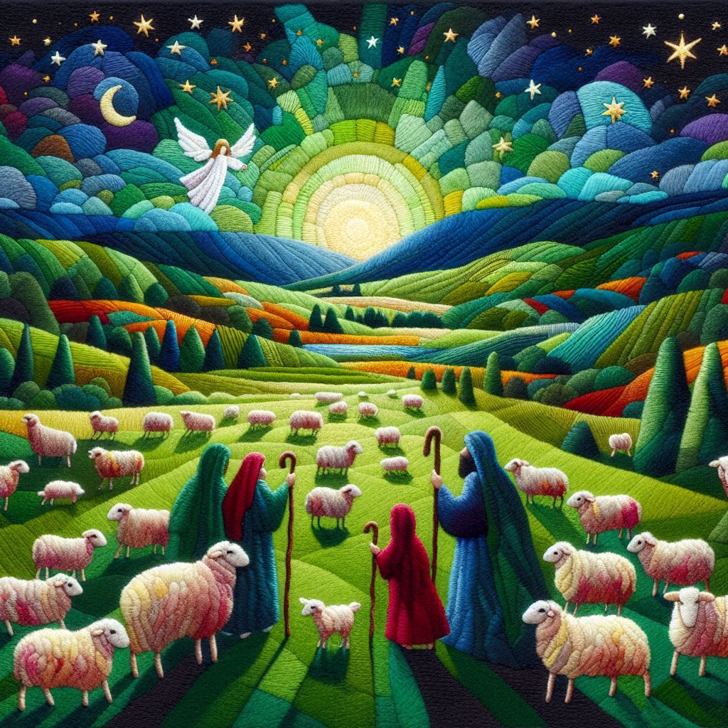 The shepherds were first